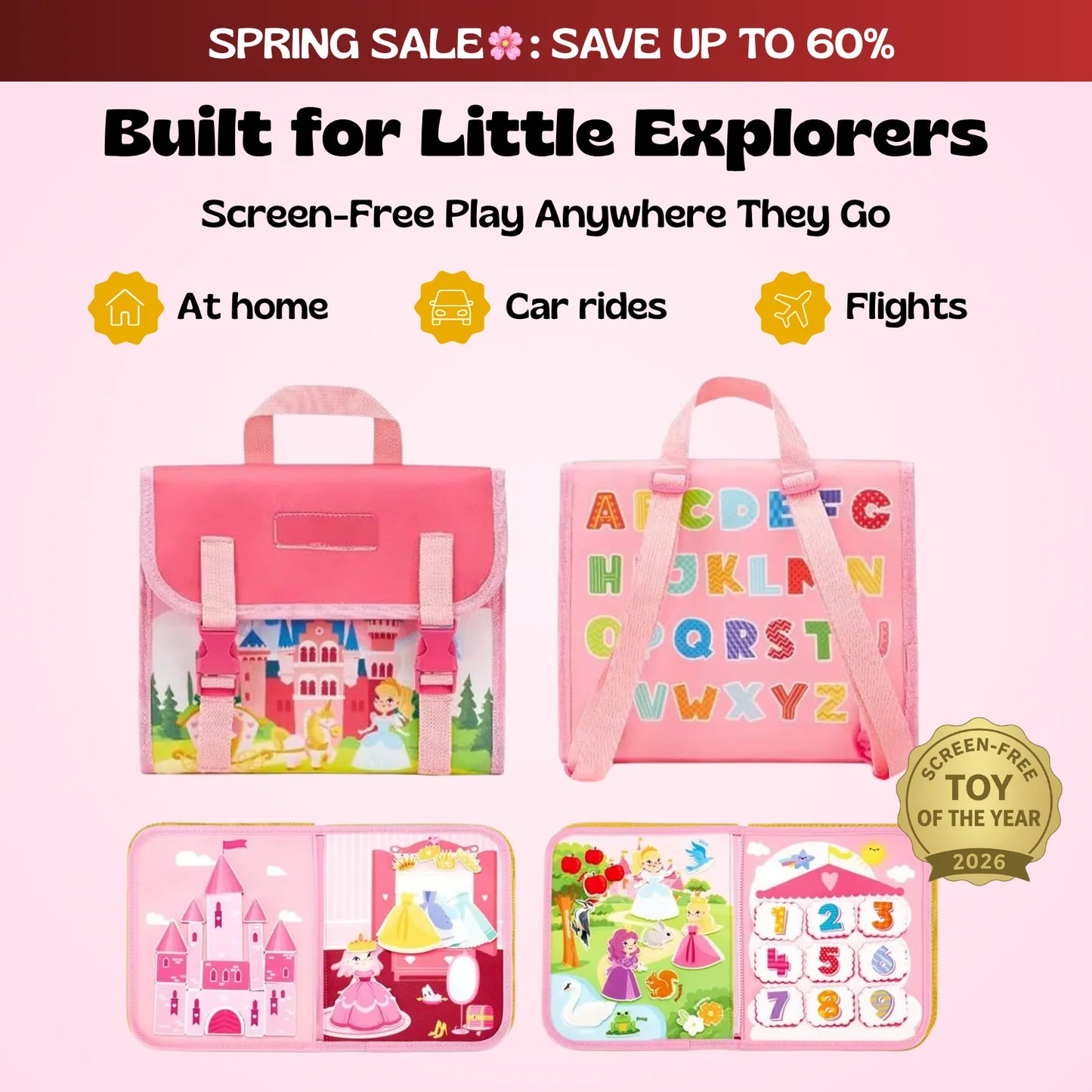 Brainibee™ Montessori Busy Board