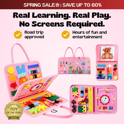 Brainibee™ Montessori Busy Board