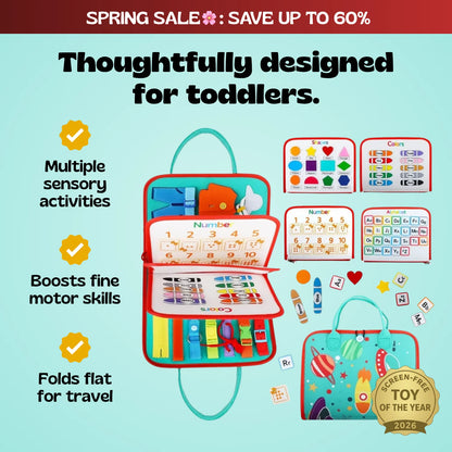 Brainibee™ Montessori Busy Board